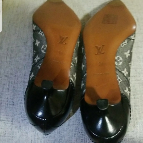 LOUIS VUITTON Shoes Pumps Logo Monogram Size 34 /4 - Picture 10 of 12